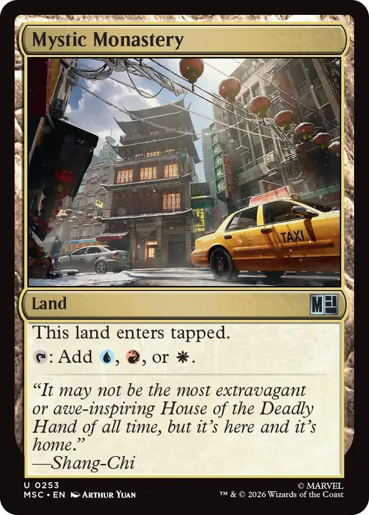 Mystic Monastery (Surge Foil) (253) (Commander: Marvel Super Heroes)