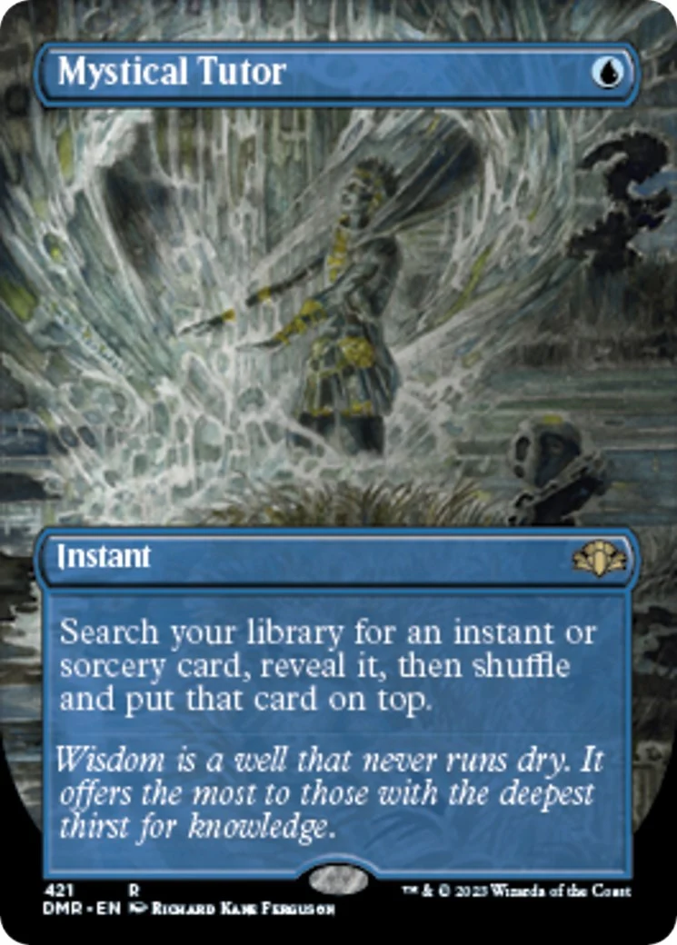 Mystical Tutor (Borderless) (421)