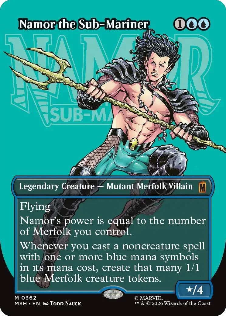 Namor the Sub-Mariner (Borderless) (362) (Marvel Super Heroes)
