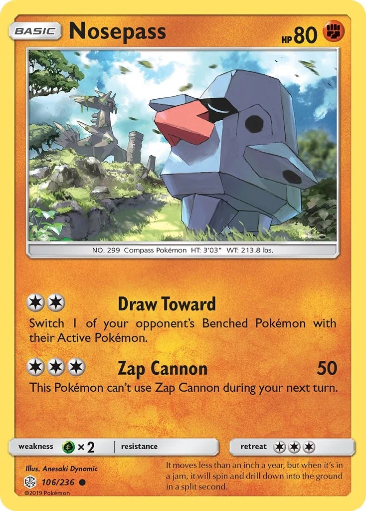 Nosepass (106/236) (SM - Cosmic Eclipse)