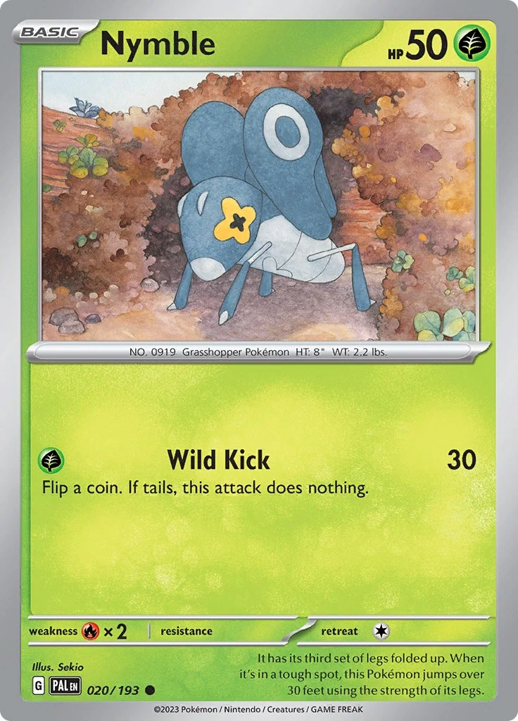 Nymble (020/193) (SV02: Paldea Evolved)