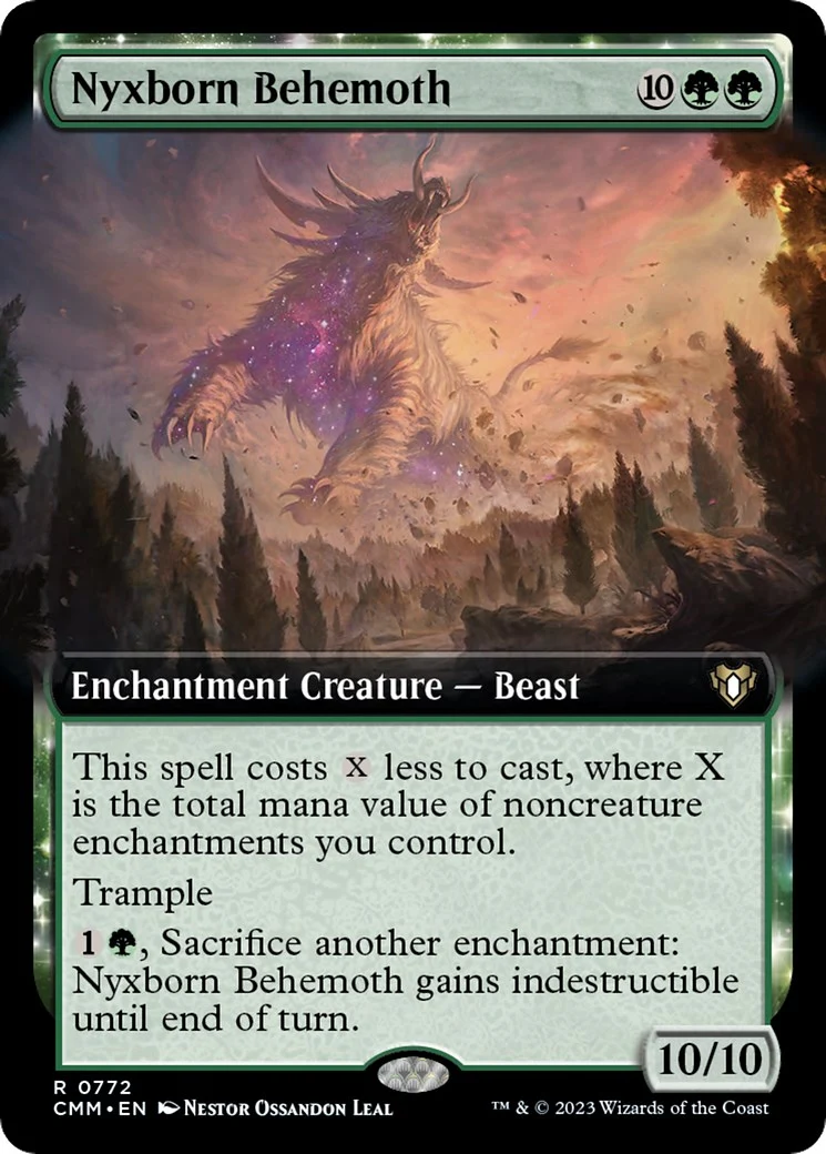 Nyxborn Behemoth (Extended Art) (772) (Commander Masters)
