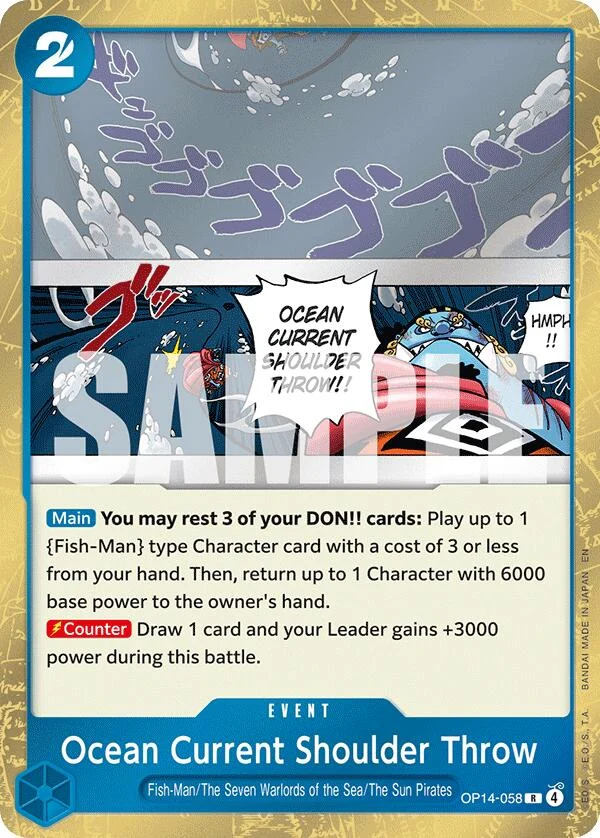 Ocean Current Shoulder Throw (OP14-058) (The Azure Sea's Seven)