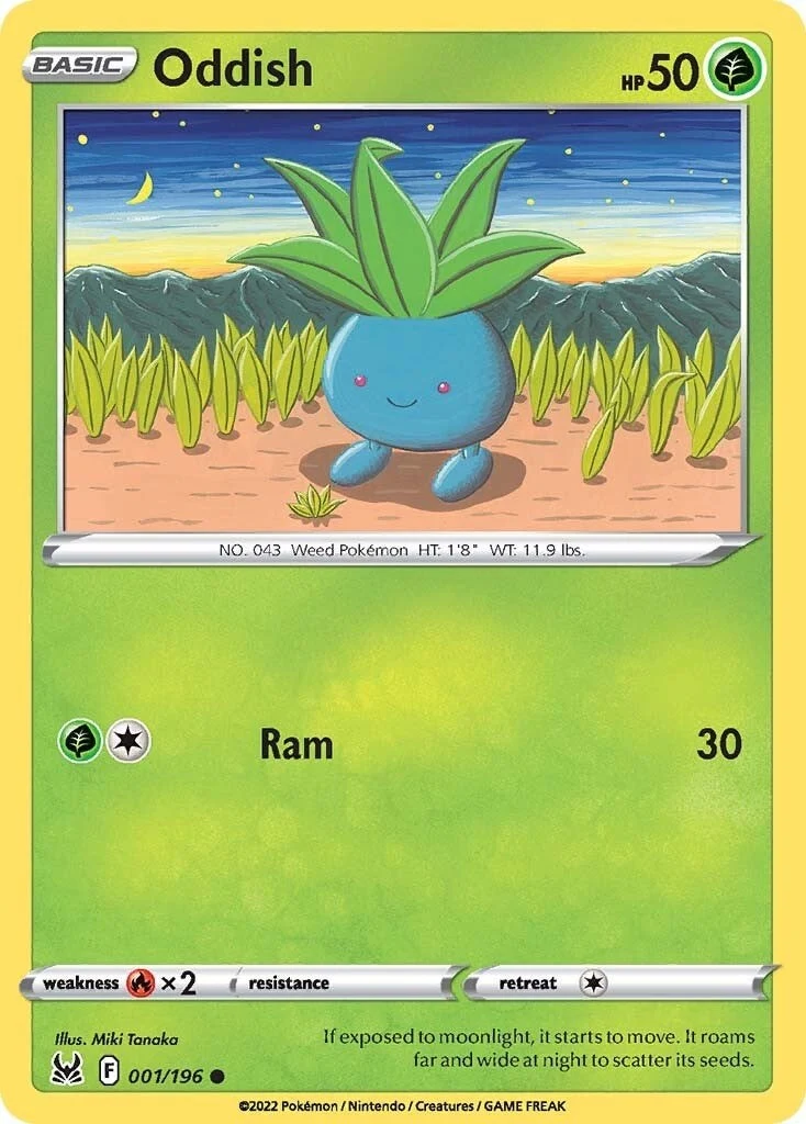 Oddish (001/196) (SWSH11: Lost Origin)