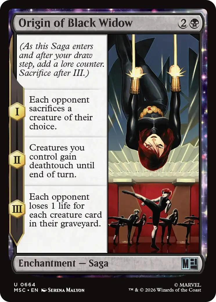 Origin of Black Widow (664) (Commander: Marvel Super Heroes)
