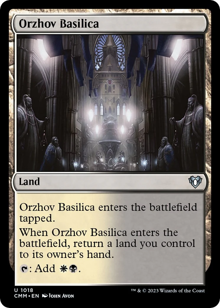 Orzhov Basilica (1018) (Commander Masters)