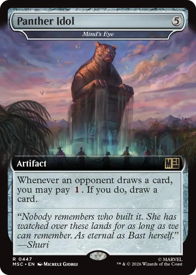 Panther Idol - Mind's Eye (Extended Art) (447) (Commander: Marvel Super Heroes)