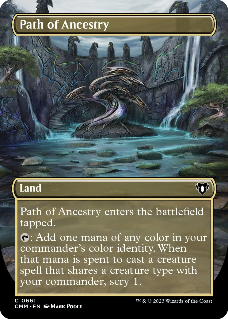 Path of Ancestry (Borderless) (661) (Commander Masters)