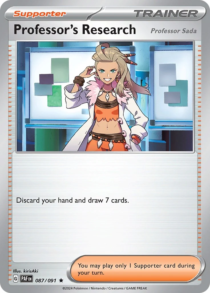 Professor's Research (087/091) (SV: Paldean Fates)