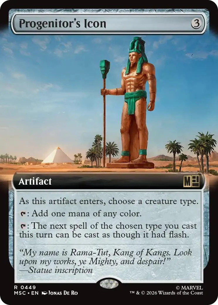 Progenitor's Icon (Extended Art) (449) (Commander: Marvel Super Heroes)
