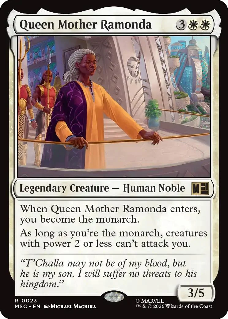 Queen Mother Ramonda (23) (Commander: Marvel Super Heroes)