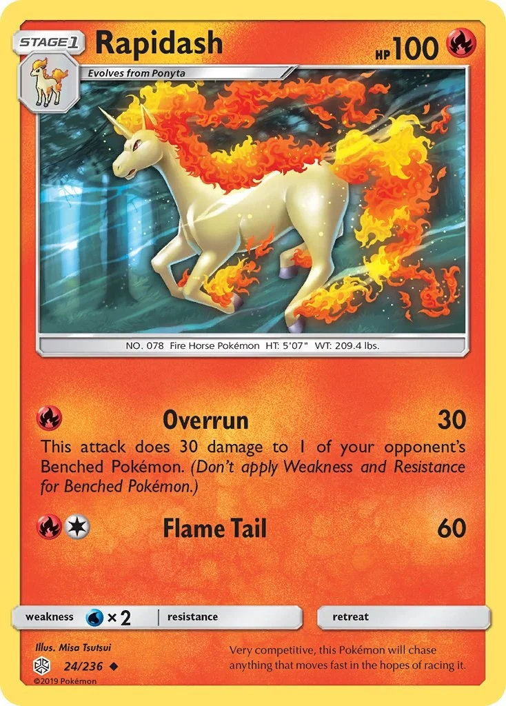 Rapidash (24/236) (SM - Cosmic Eclipse)