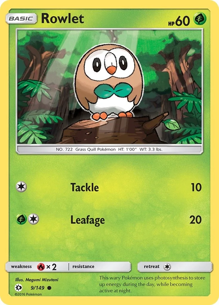 Rowlet (9/149) (SM Base Set)