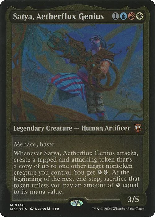 Satya, Aetherflux Genius (Display Commander) - Thick Stock (146)