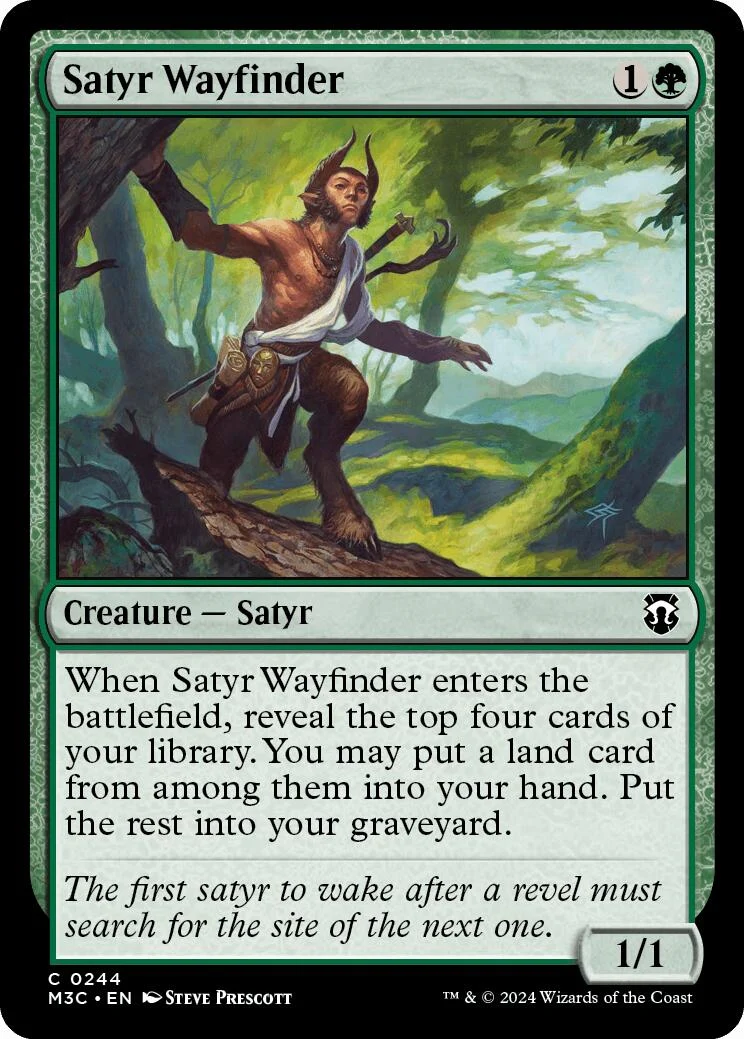Satyr Wayfinder (Ripple Foil) (244)