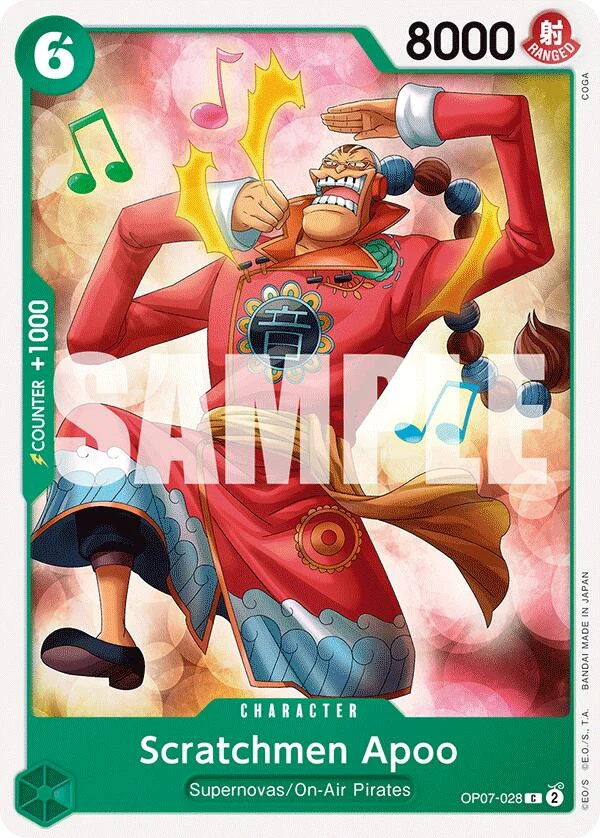 Scratchmen Apoo (OP07-028) (500 Years in the Future)