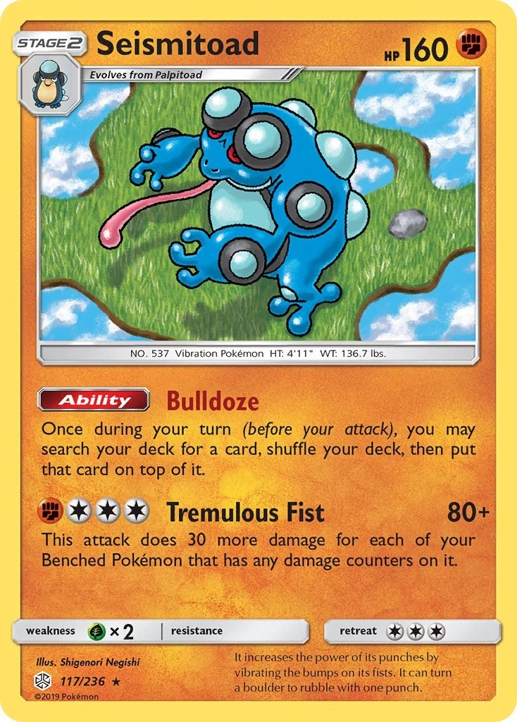 Seismitoad (117/236) (SM - Cosmic Eclipse)