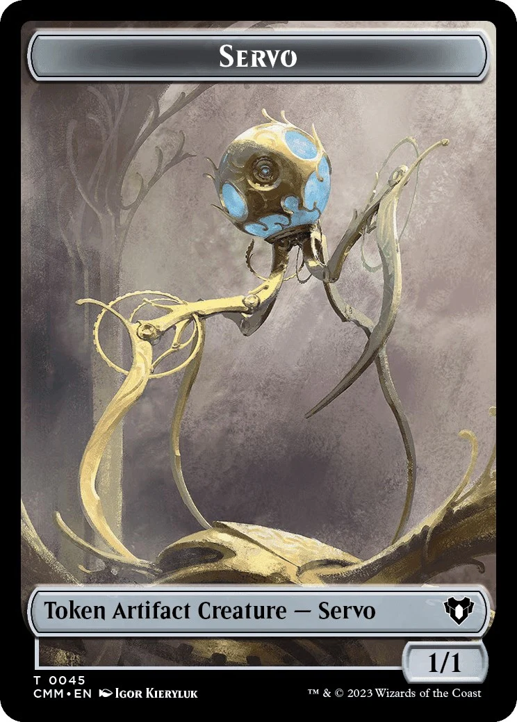 Servo // Elf Druid Double-Sided Token (45 // 32) (Commander Masters)