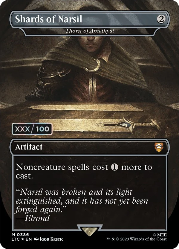 Shards of Narsil - Thorn of Amethyst (Serial Numbered) (386)