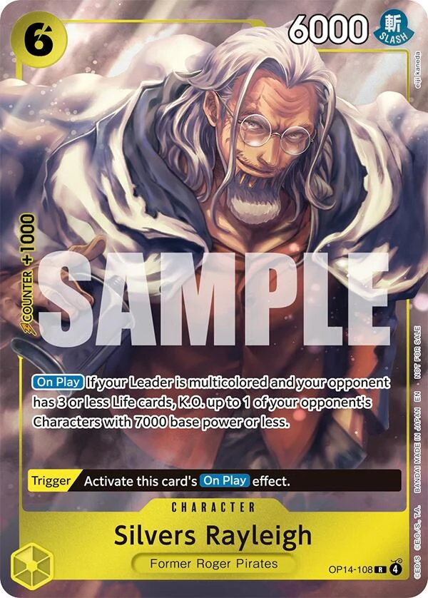 Silvers Rayleigh (Dash Pack) (OP14-108) (The Azure Sea's Seven)
