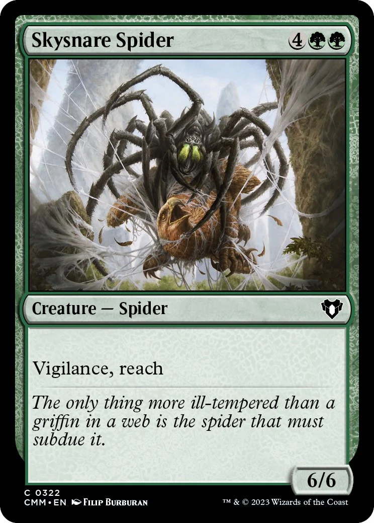 Skysnare Spider (322) (Commander Masters)