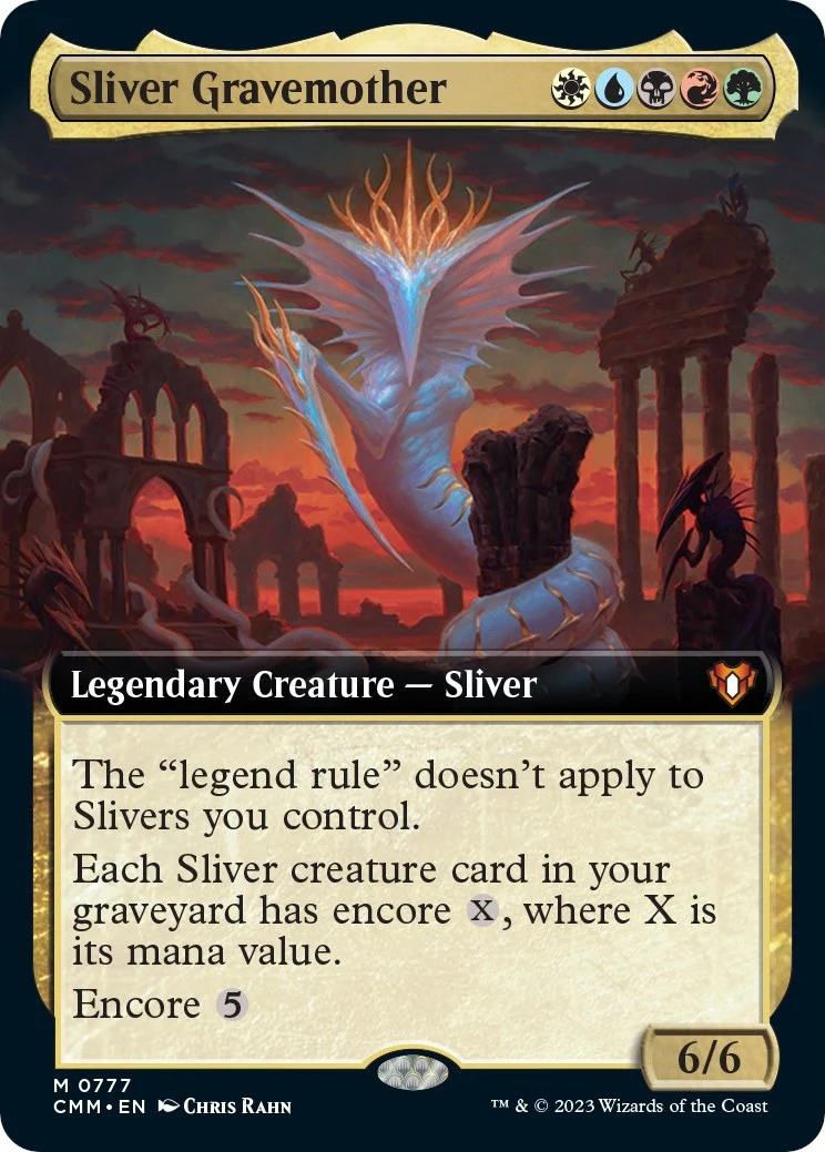 Sliver Gravemother (Extended Art) (777) (Commander Masters)