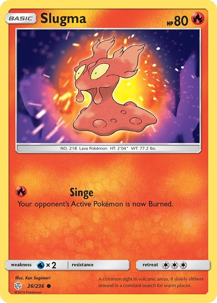 Slugma (26/236) (SM - Cosmic Eclipse)