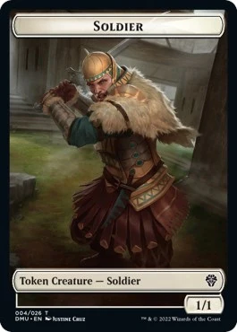 Soldier // Wurm Double-Sided Token (4 // 19)