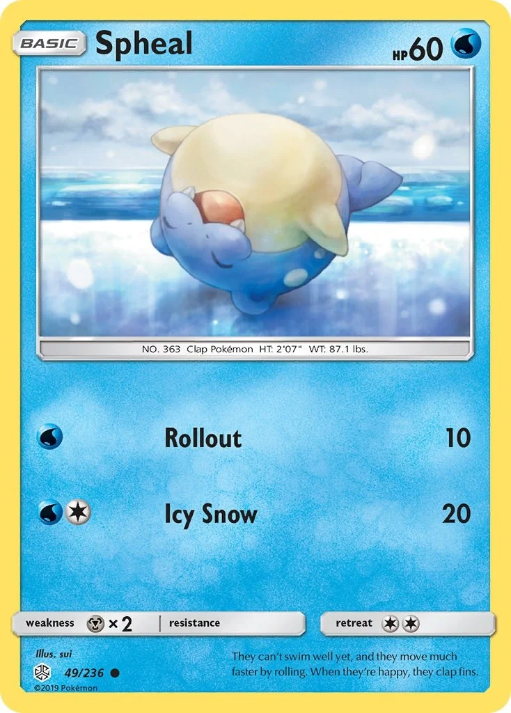 Spheal (49/236) (SM - Cosmic Eclipse)