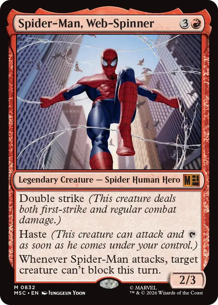 Spider-Man, Web-Spinner (832) (Commander: Marvel Super Heroes)