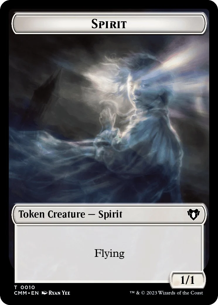 Spirit (0010) // Kor Soldier Double-Sided Token (10 // 8) (Commander Masters)