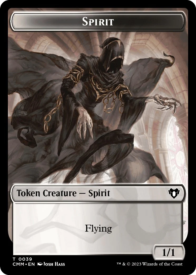 Spirit (0039) // Goblin Double-Sided Token (39 // 27) (Commander Masters)
