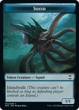 Squid // The Monarch Double-Sided Token (12 // 13)