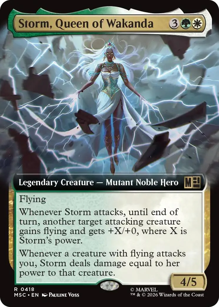 Storm, Queen of Wakanda (Extended Art) (418) (Commander: Marvel Super Heroes)