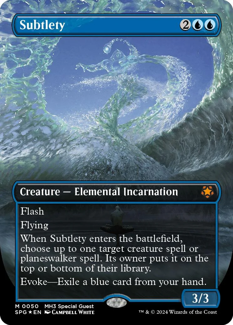 Subtlety (Borderless) (Textured Foil) (50) (Special Guests)
