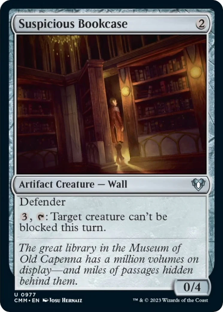 Suspicious Bookcase (977) (Commander Masters)