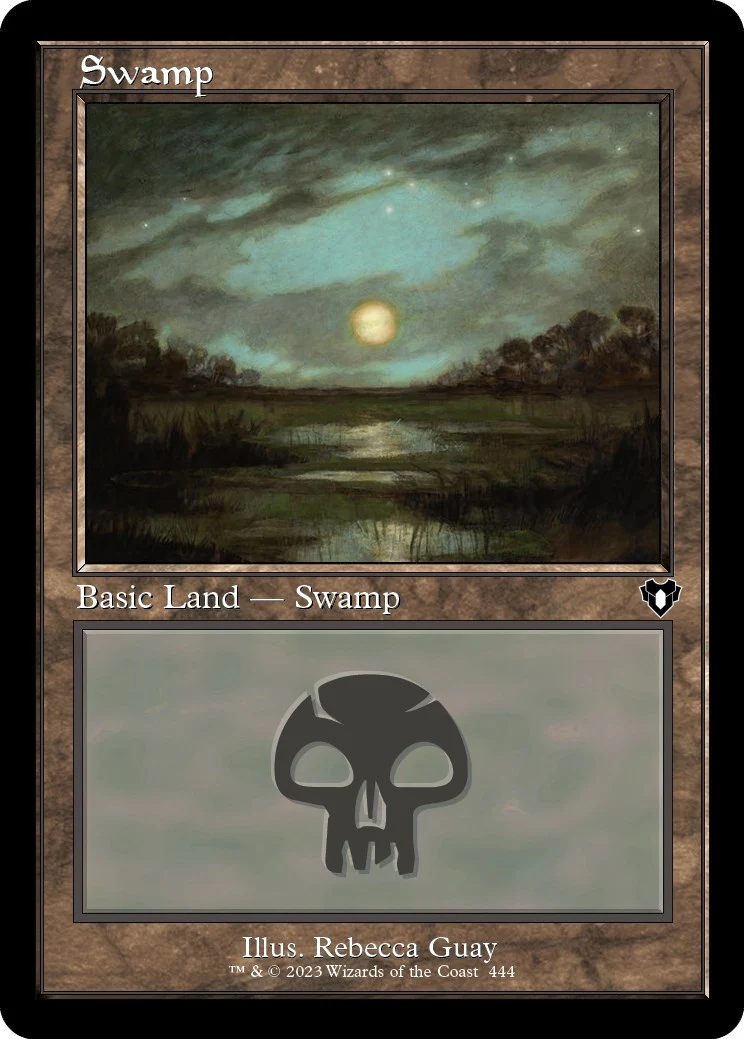 Swamp (444) (Retro Frame) (444) (Commander Masters)