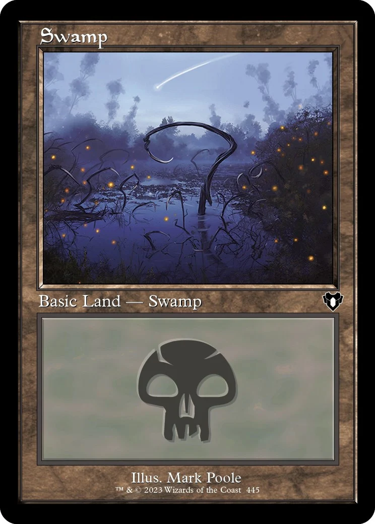 Swamp (445) (Retro Frame) (445) (Commander Masters)