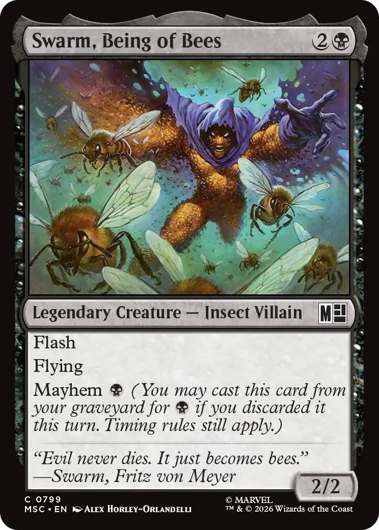 Swarm, Being of Bees (799) (Commander: Marvel Super Heroes)