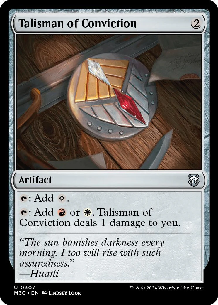 Talisman of Conviction (Ripple Foil) (307)(M3C)