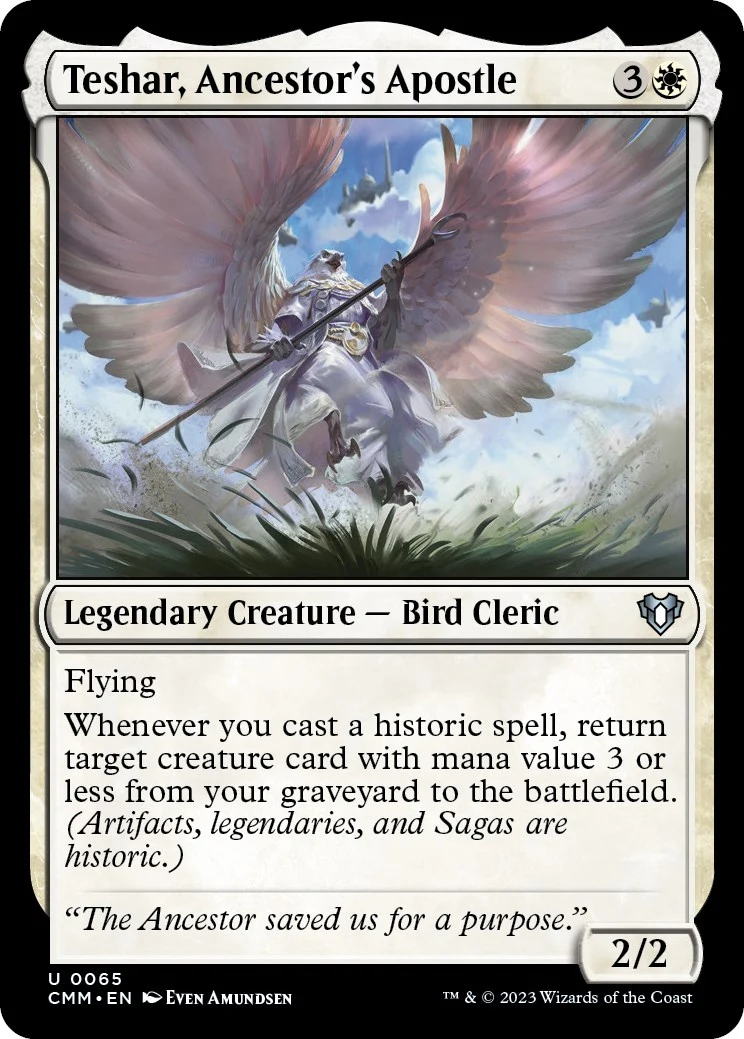 Teshar, Ancestor's Apostle (65) (Commander Masters)