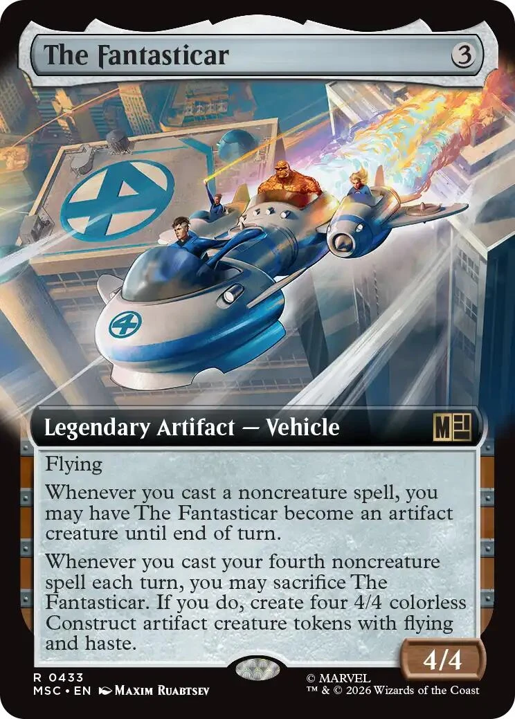 The Fantasticar (Extended Art) (433) (Commander: Marvel Super Heroes)