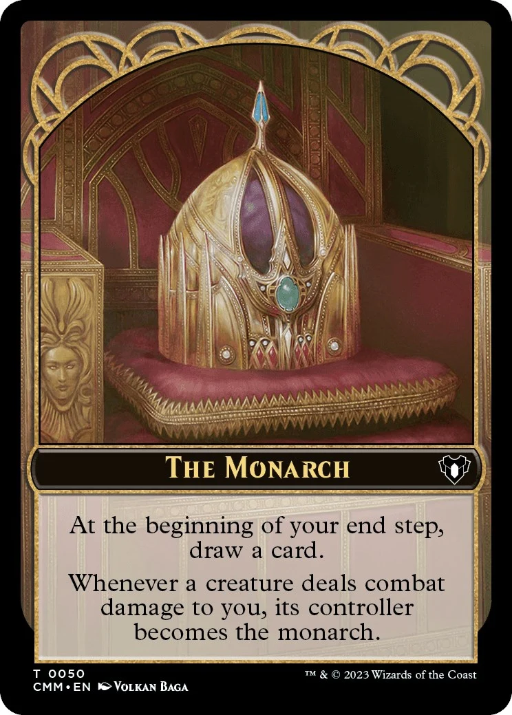 The Monarch // Elf Druid Double-Sided Token (50 // 32) (Commander Masters)