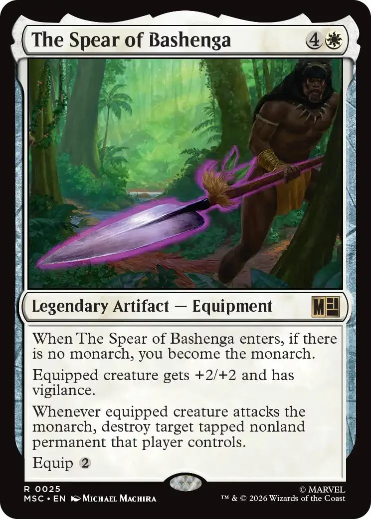 The Spear of Bashenga (25) (Commander: Marvel Super Heroes)