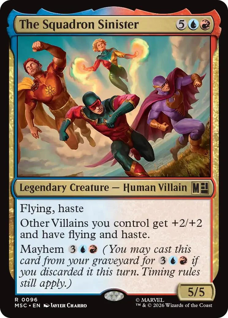 The Squadron Sinister (Surge Foil) (96) (Commander: Marvel Super Heroes)