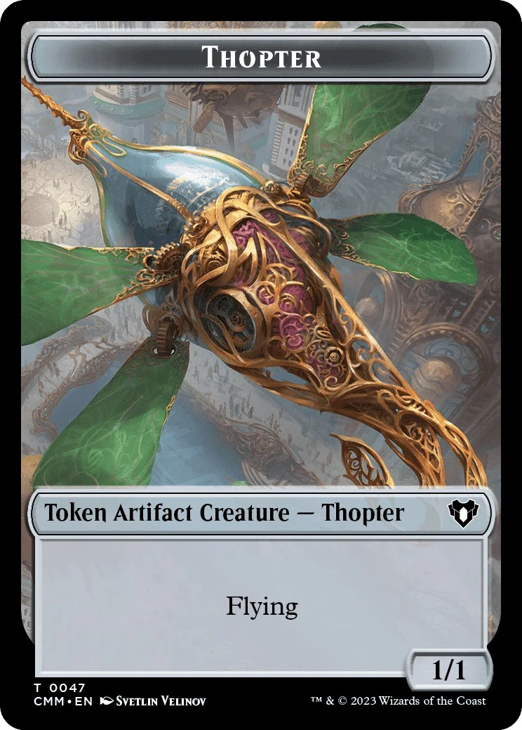 Thopter // Phyrexian Germ Double-Sided Token (47 // 16) (Commander Masters)