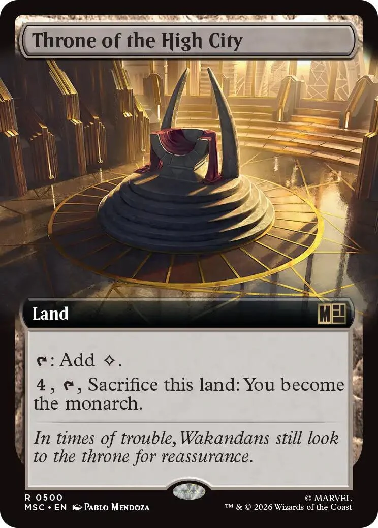 Throne of the High City (Extended Art) (500) (Commander: Marvel Super Heroes)