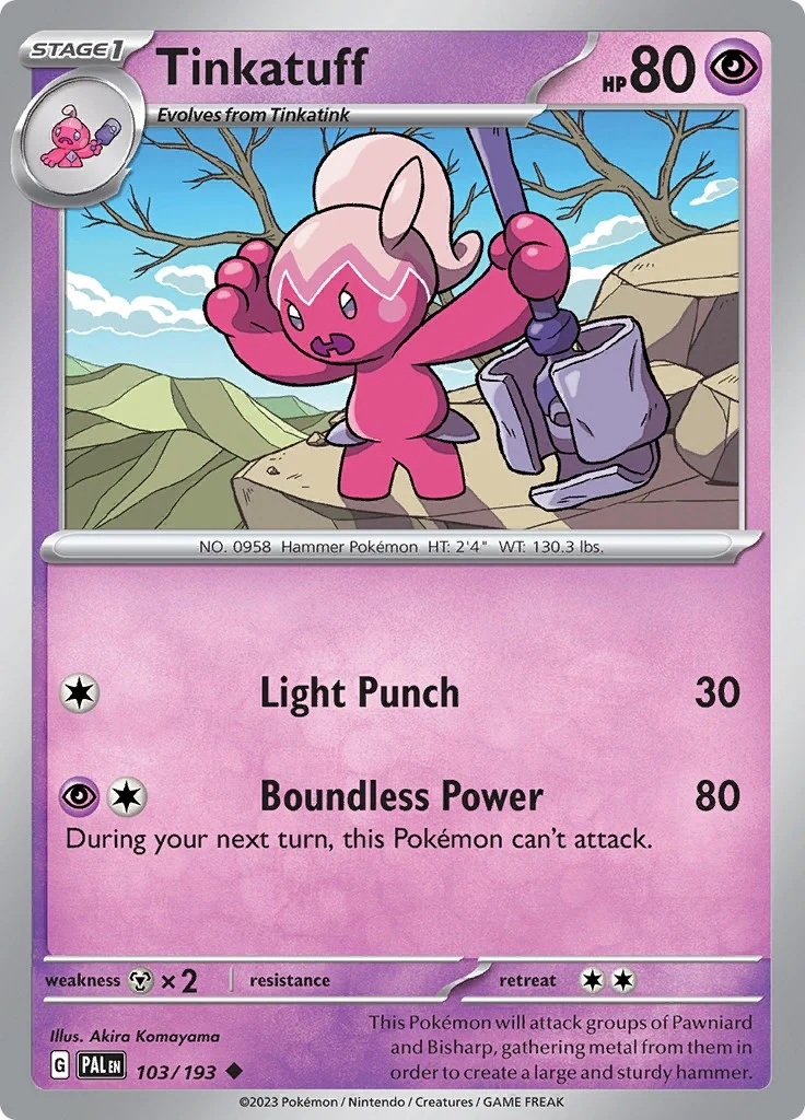 Tinkatuff (103/193) (SV02: Paldea Evolved)