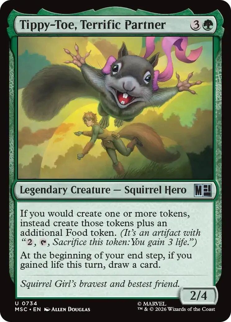 Tippy-Toe, Terrific Partner (734) (Commander: Marvel Super Heroes)
