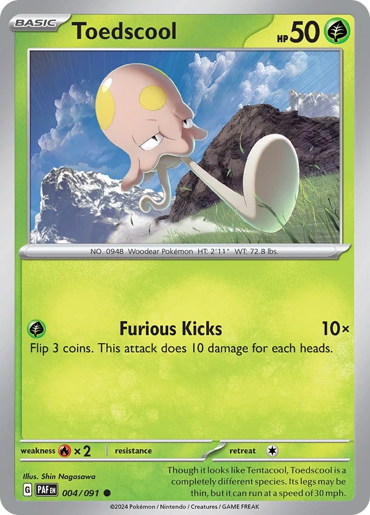 Toedscool (004/091) (SV: Paldean Fates)